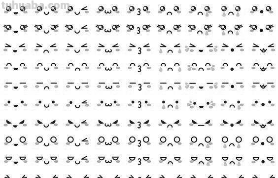 1000个简笔画手绘小表情，手帐控必备~