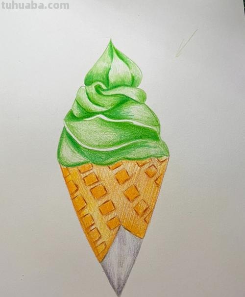 冰淇淋怎么画彩铅教程 画冰淇淋简单又可爱？