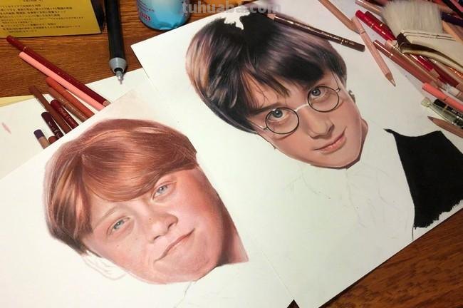 哈利 波特怎么画彩铅 哈利波特3文字解说