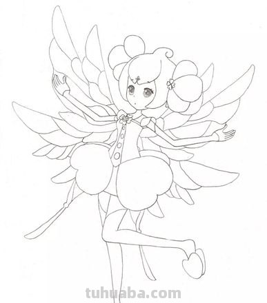 小花仙怎么画简笔画 花精灵王-怎样画小花仙里的花仙精灵王/怎样画出？