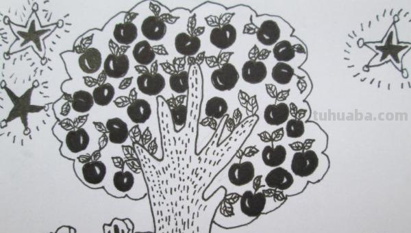 栅栏怎么画图片简笔画 晴朗的简笔图画？