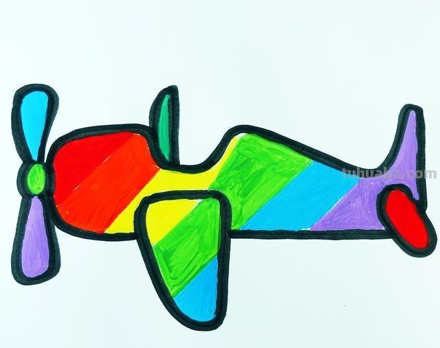 幻彩简笔画的世界-超酷的幻彩飞行