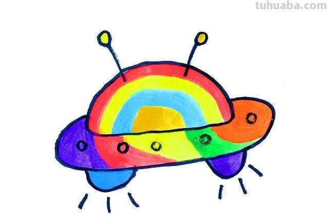 幻彩简笔画的世界-超酷的幻彩飞行