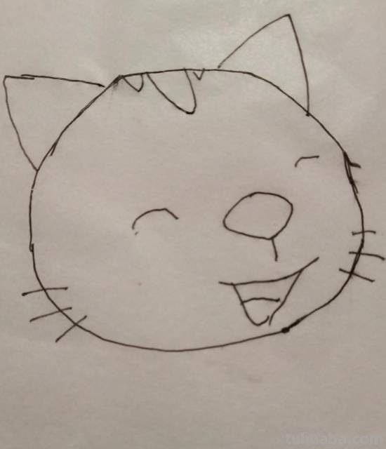 简笔画小猫涂什么颜色 简笔画小狗和小猫的画法？