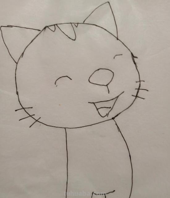 简笔画小猫涂什么颜色 简笔画小狗和小猫的画法？