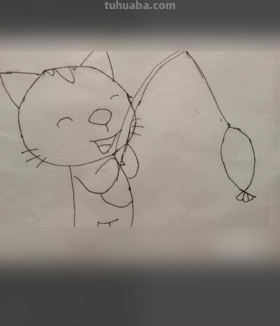 简笔画小猫涂什么颜色 简笔画小狗和小猫的画法？