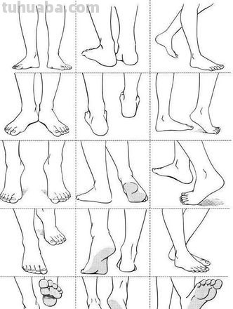 画脚怎么画简笔画 简笔画腿的画法？