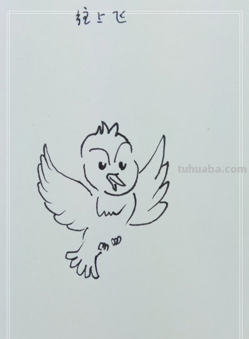 翅膀怎么画简笔画步骤 怎样画鸟【简笔画】？