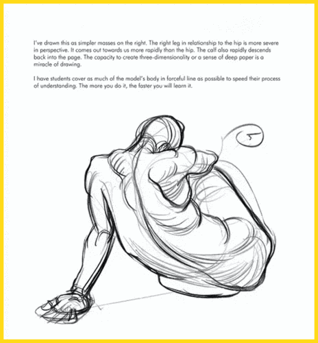 速写局部形 人物速写如何画好动态线呢？