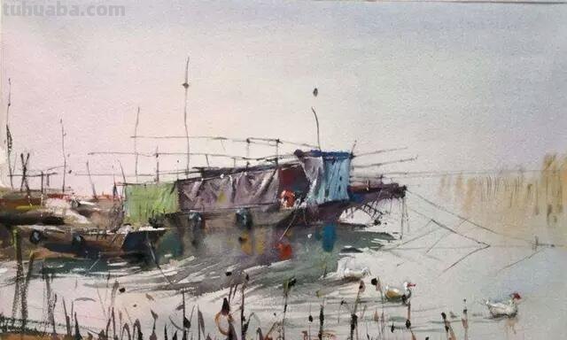 贾建东写生风景水彩画专辑