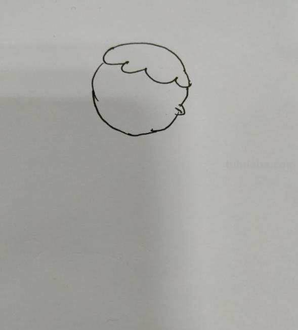 小娃娃怎么画简笔画 吃饭的小宝宝简笔画怎么画，吃饭小孩简笔画画法？