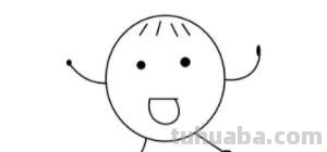 小娃娃怎么画简笔画 吃饭的小宝宝简笔画怎么画，吃饭小孩简笔画画法？