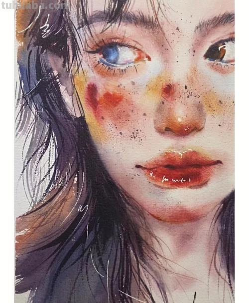水彩人物小景分享|美国平面插画师、水彩画家带来一组人物水彩画