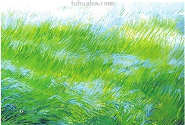 如何画出色彩缤纷的草地？ 