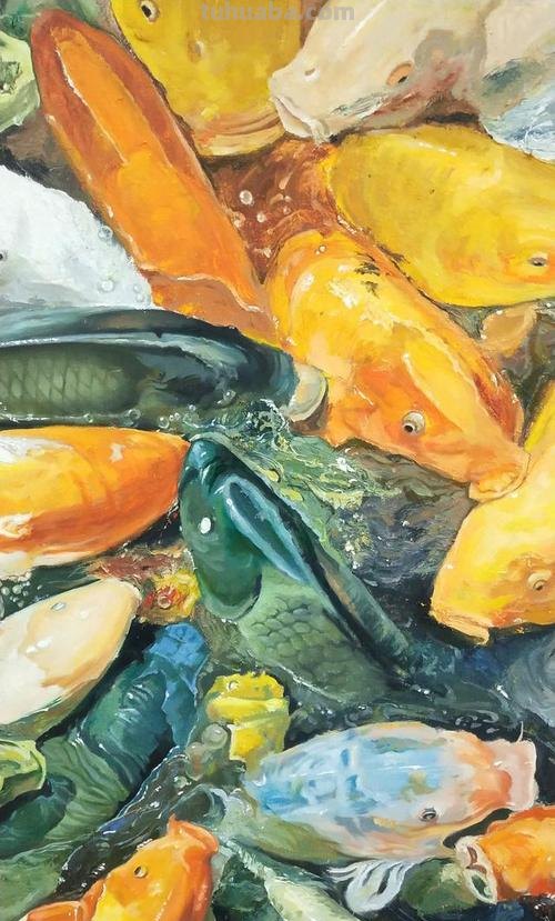 鲤鱼色彩及鲤鱼色彩画图片：探讨这种充满活力的颜色 