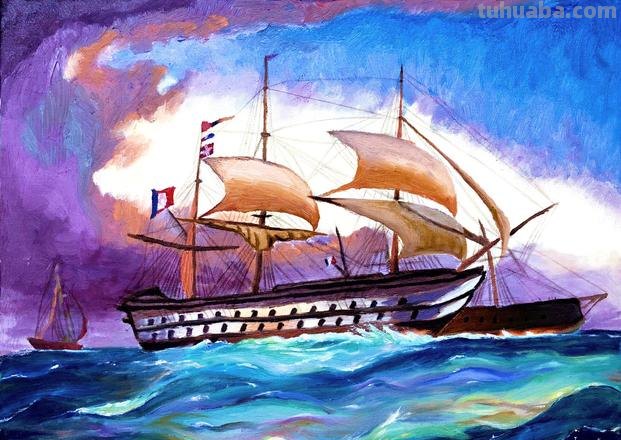 帆船色彩及帆船色彩画：探究帆船在画面中的色彩运用 