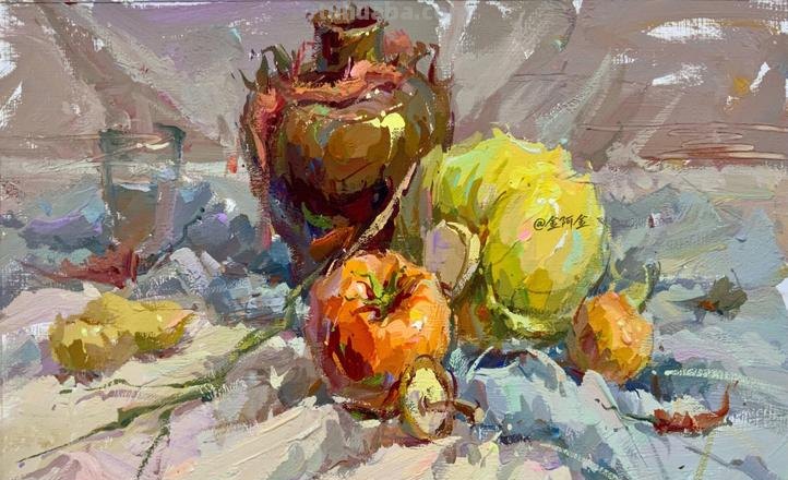  绚丽多彩的色彩静物蔬菜及色彩静物蔬菜类组合 