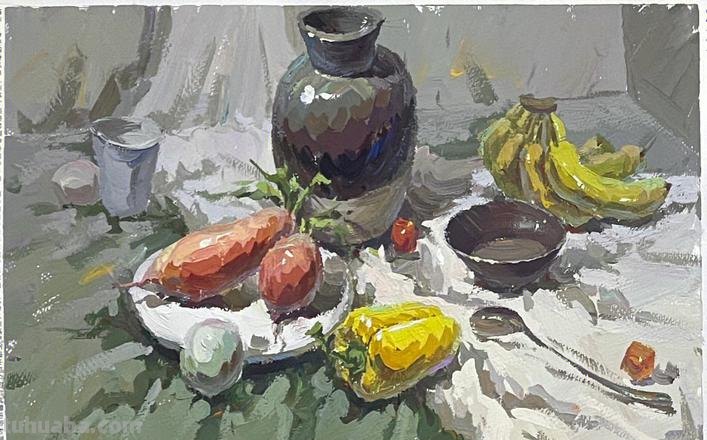  绚丽多彩的色彩静物蔬菜及色彩静物蔬菜类组合 