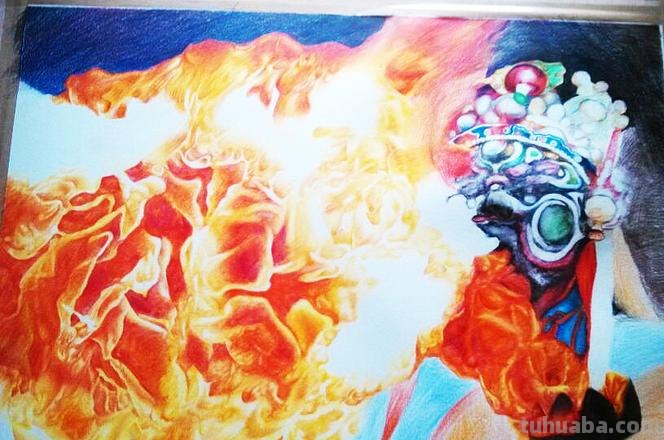 怎么画彩铅更逼真 如何用彩铅画出逼真的火焰？