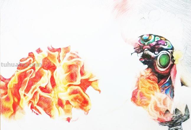 怎么画彩铅更逼真 如何用彩铅画出逼真的火焰？