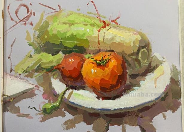 色彩蔬菜静物及色彩蔬菜静物组合 