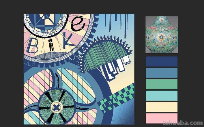 设计色彩二维表现设计内容的重要性 