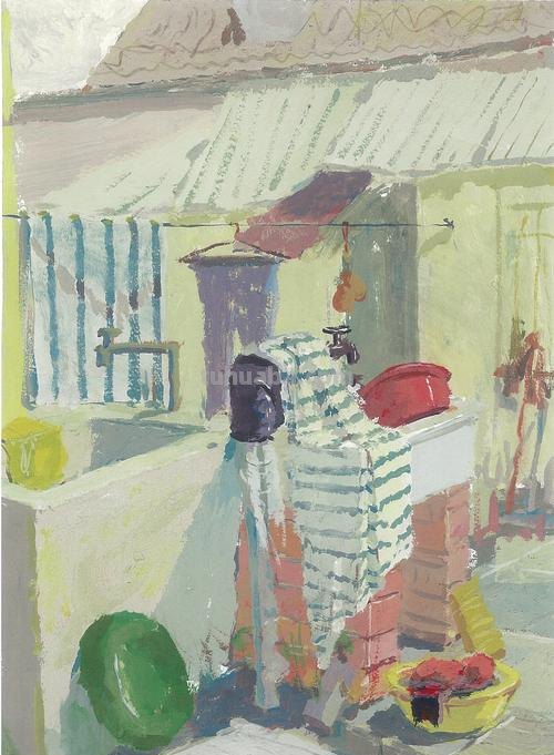 【色彩场景构图，打造阳台一角的美丽风景】——涂画吧小编了解到 