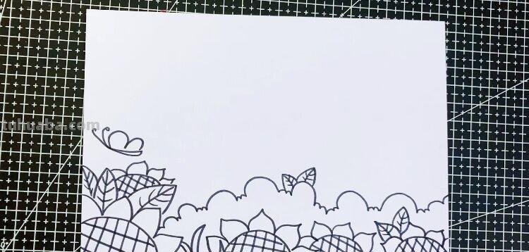 创意儿童画：分享三款万能背景画法，卡通简笔画风格，收藏备用