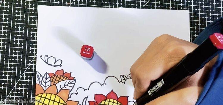 创意儿童画：分享三款万能背景画法，卡通简笔画风格，收藏备用
