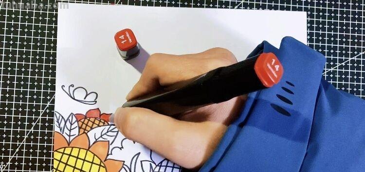 创意儿童画：分享三款万能背景画法，卡通简笔画风格，收藏备用