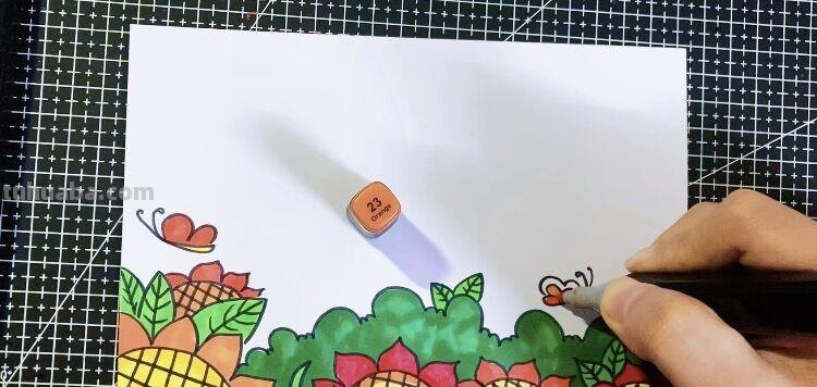 创意儿童画：分享三款万能背景画法，卡通简笔画风格，收藏备用