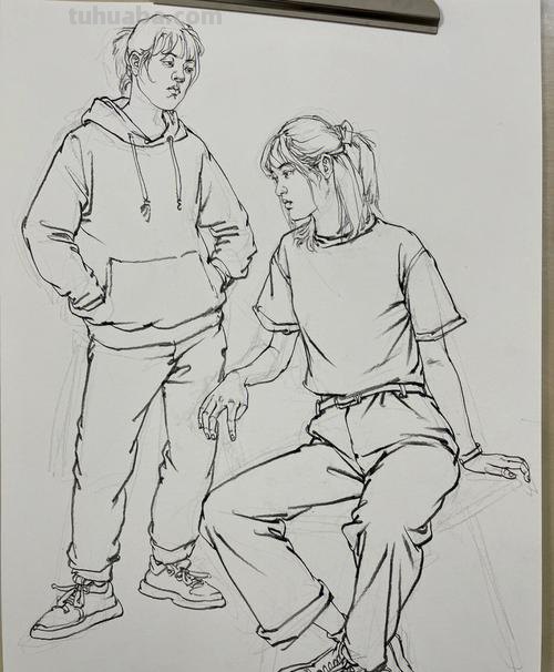 速写主线人 双人速写怎么区分主次？