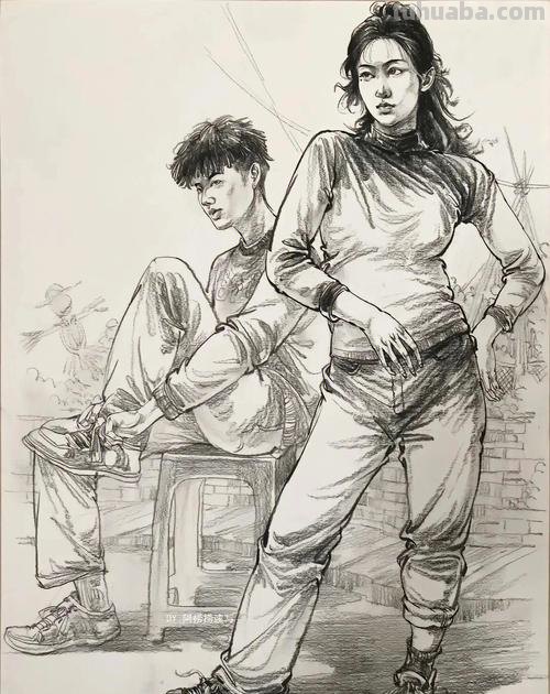 速写主线人 双人速写怎么区分主次？