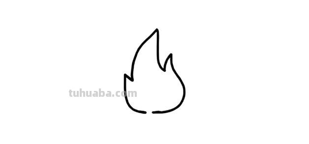 火怎么画图片简笔画 简笔画火苗的画法？