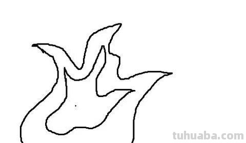 火怎么画图片简笔画 简笔画火苗的画法？