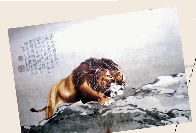 草原之王狮子在中国历代画家笔下原来长这样