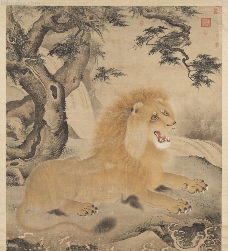草原之王狮子在中国历代画家笔下原来长这样