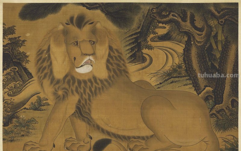 草原之王狮子在中国历代画家笔下原来长这样