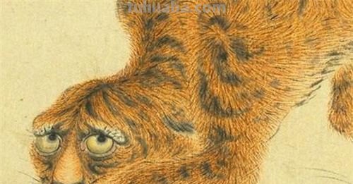 故宫中的一幅怪画,把老虎画成病猫,专家却说:妙不可言