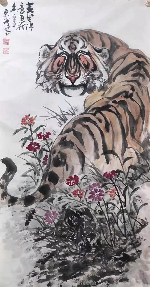 中华国画第一虎韩东诚2022虎年精品推荐