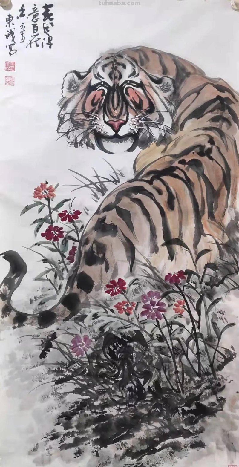 中华国画第一虎韩东诚2022虎年精品推荐
