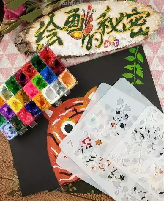 创意美术《丛林老虎》