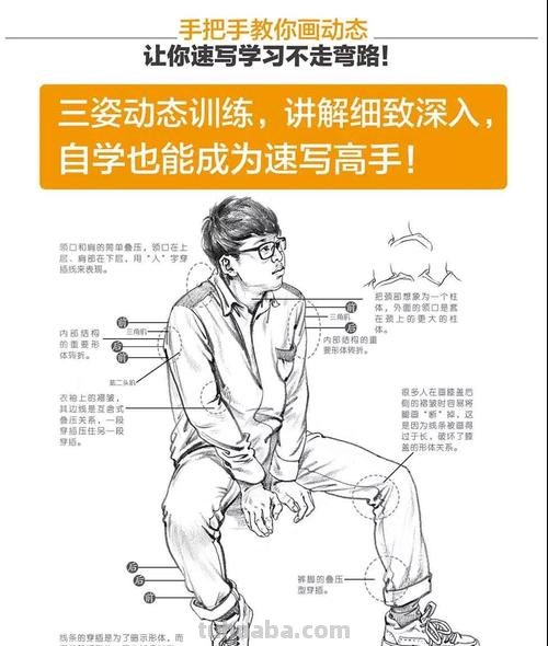 速写启蒙书 有没有比较适合初学者的速写基础入门书?