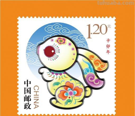 生肖邮票怎么画简笔画 兔年邮票绘画简单?