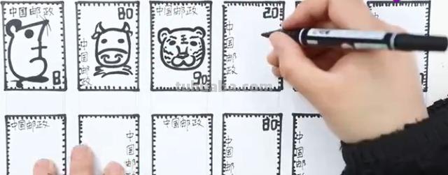 生肖邮票怎么画简笔画 兔年邮票绘画简单? 生肖邮票怎么画简笔画 兔年邮票绘画简单?