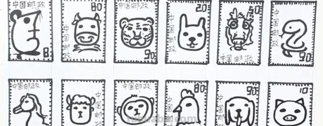 生肖邮票怎么画简笔画 兔年邮票绘画简单? 生肖邮票怎么画简笔画 兔年邮票绘画简单?