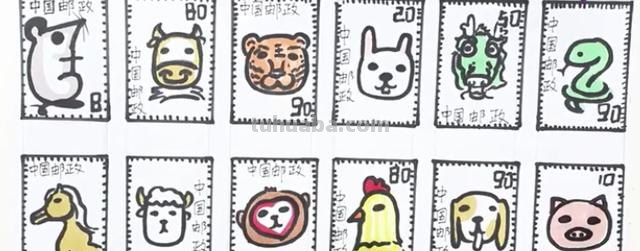 生肖邮票怎么画简笔画 兔年邮票绘画简单? 生肖邮票怎么画简笔画 兔年邮票绘画简单?