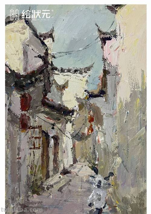 江西婺源色彩及江西婺源色彩写生临摹 