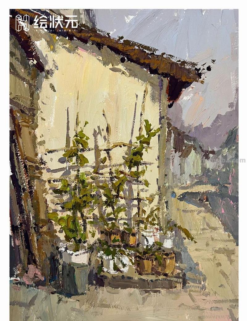 江西婺源色彩及江西婺源色彩写生临摹 