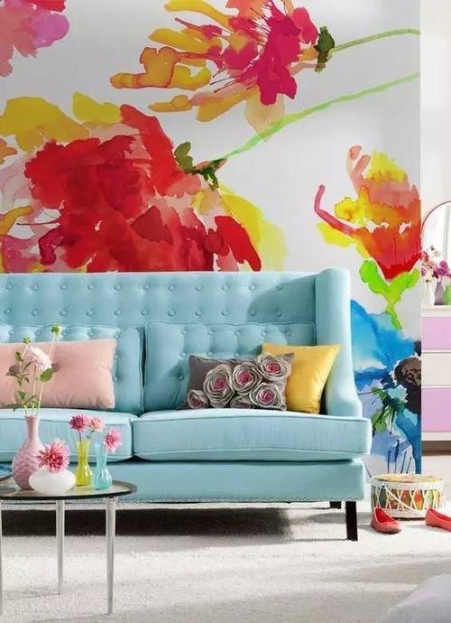 色彩墙画:用色彩点亮生活的艺术之美